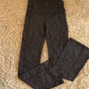 Athleta Gray Flared Leggings Size Small